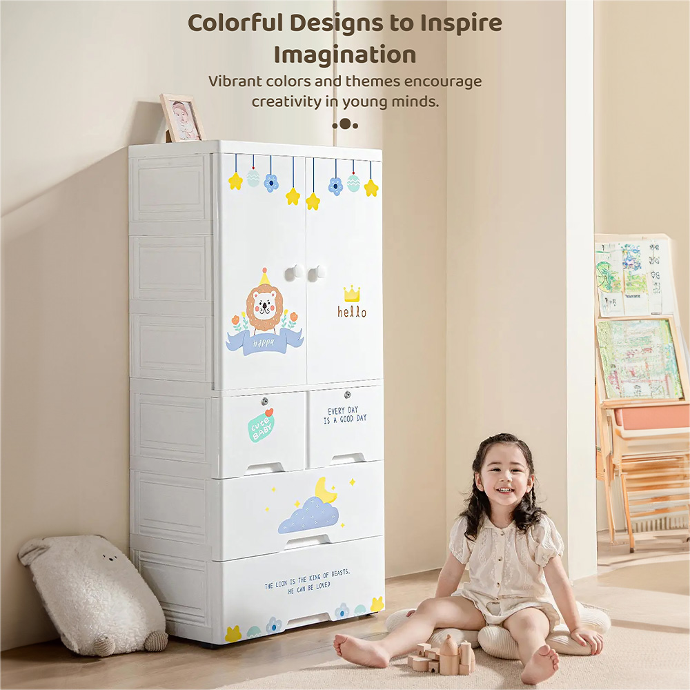 Colorful Children's Wardrobe