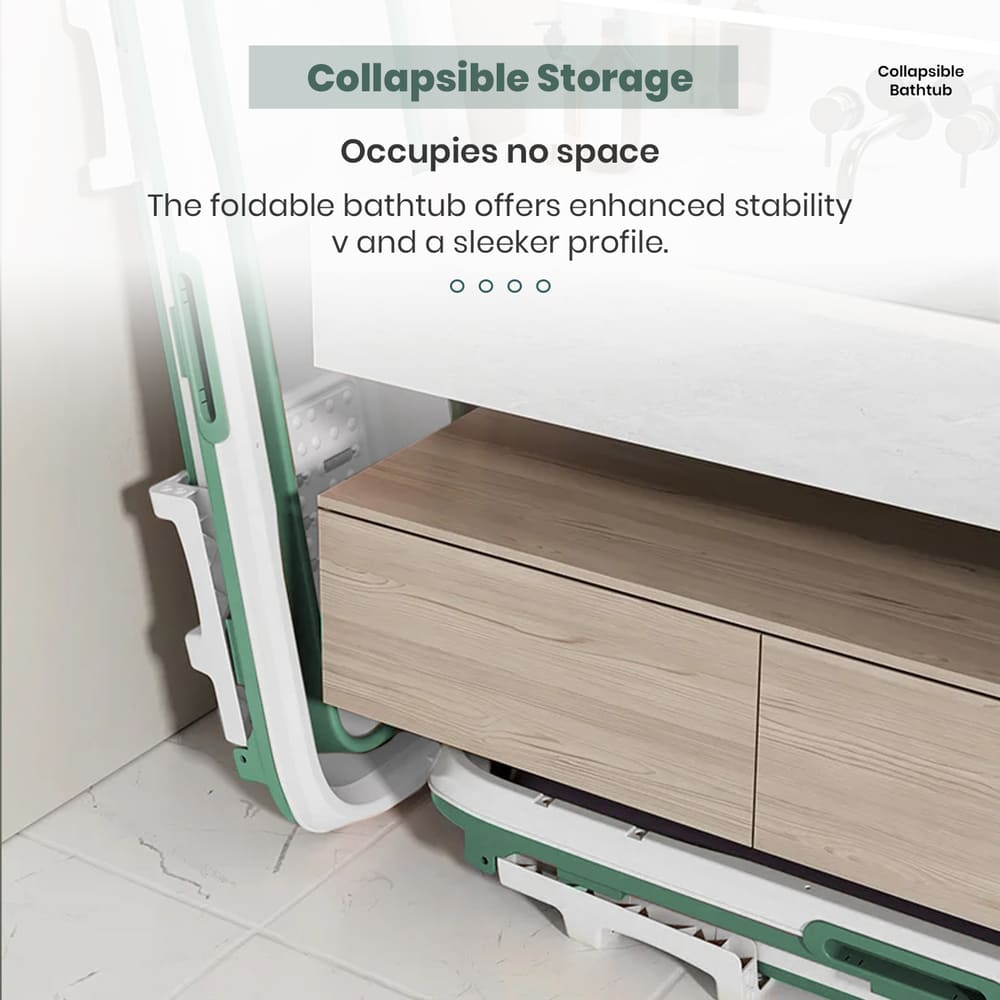 Elegant Mega Bath Tub for Spa-Like Home-Green