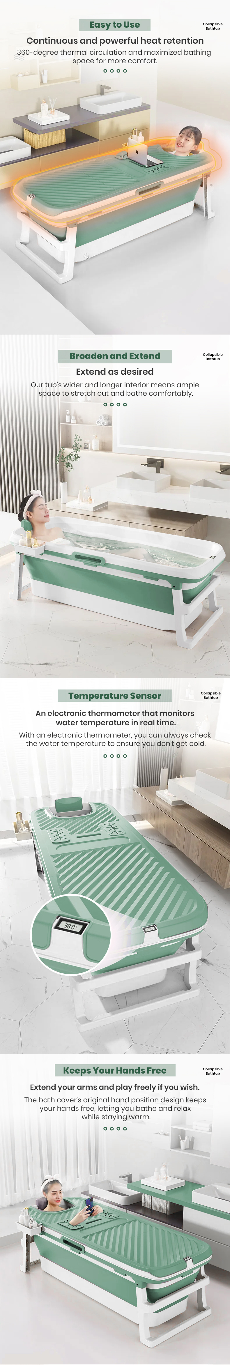 Elegant Mega Bath Tub for Spa-like at Home