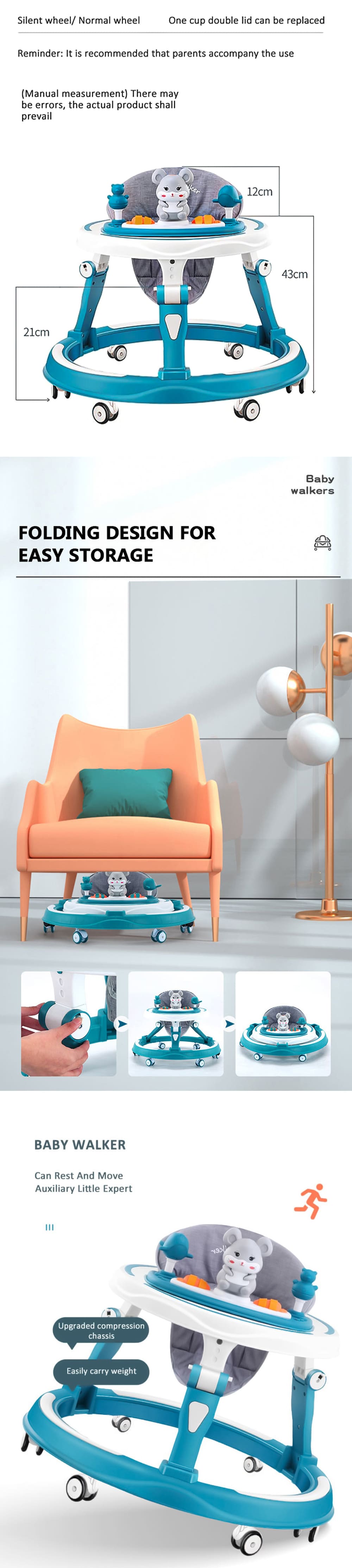 Foldable Baby Walker