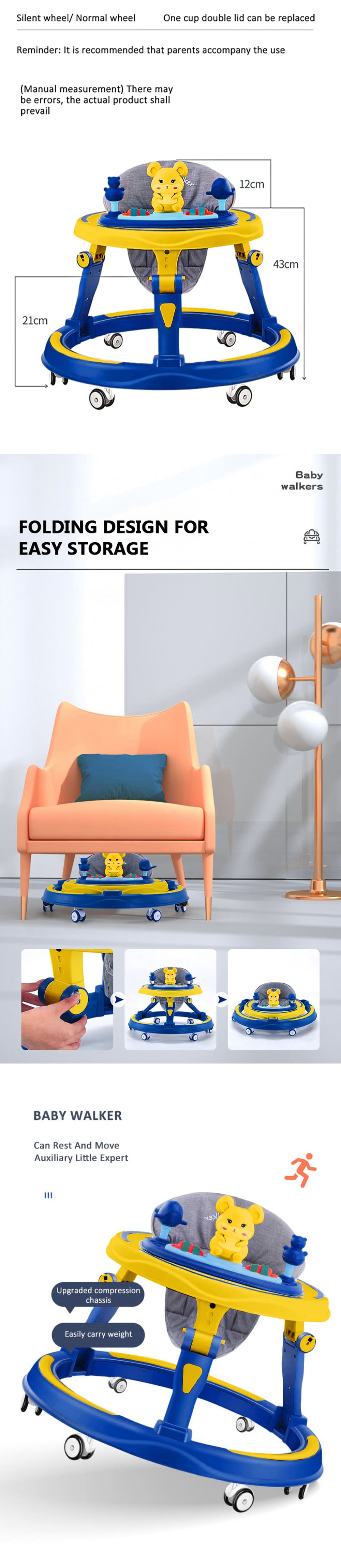 Foldable Baby Walker