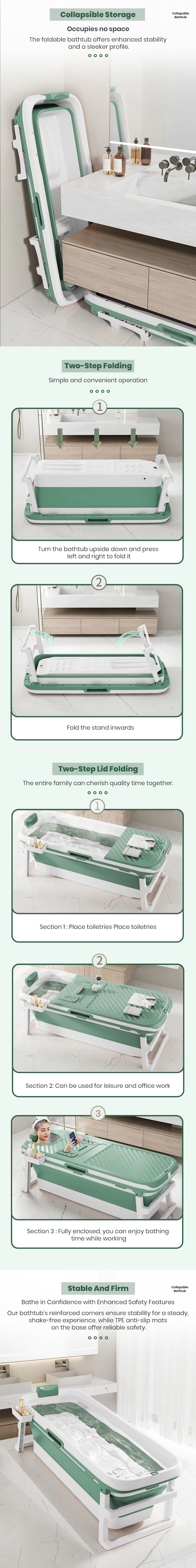 Foldable Mega Bath Tub