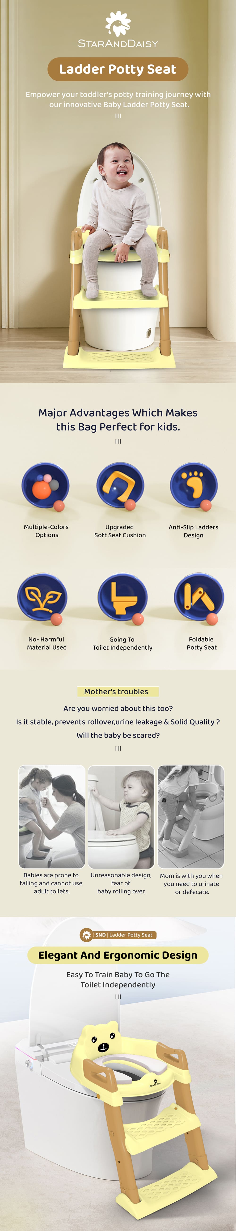 Ladder Potty seat for Kids