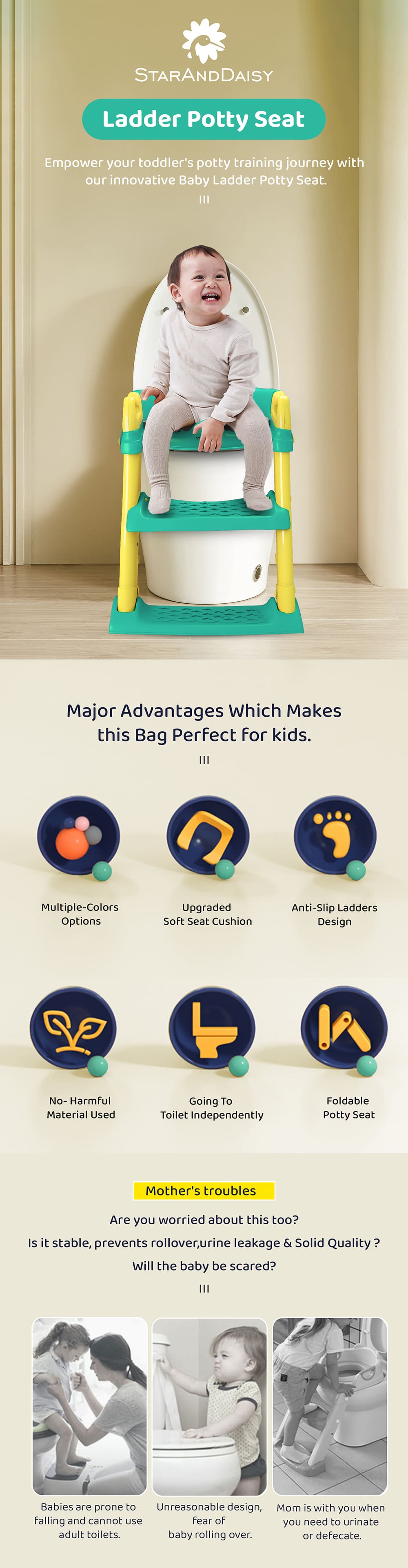 Ladder Potty seat for Kids