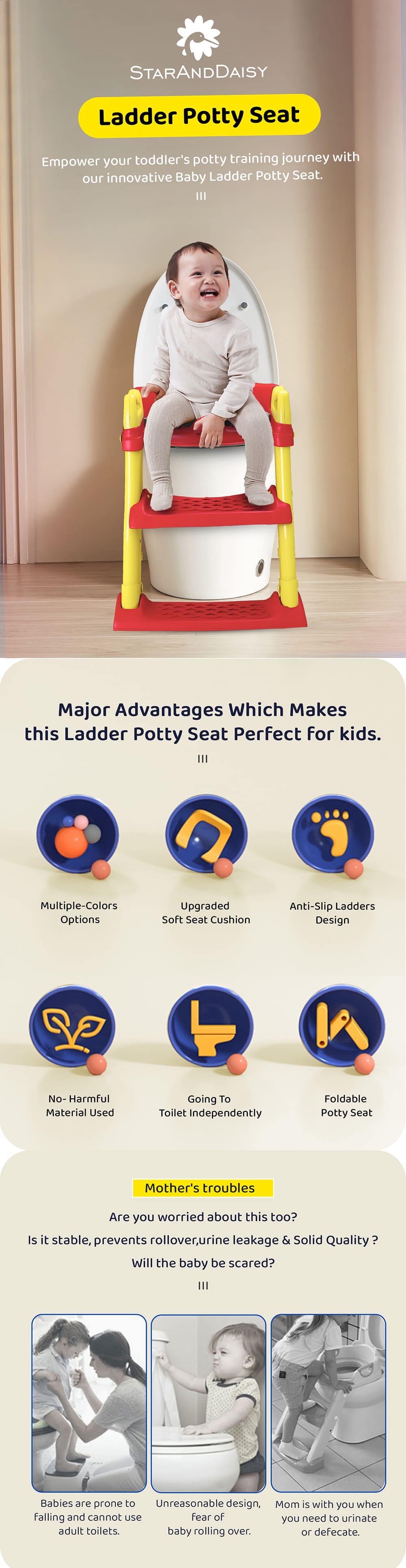 Ladder Potty seat for Kids