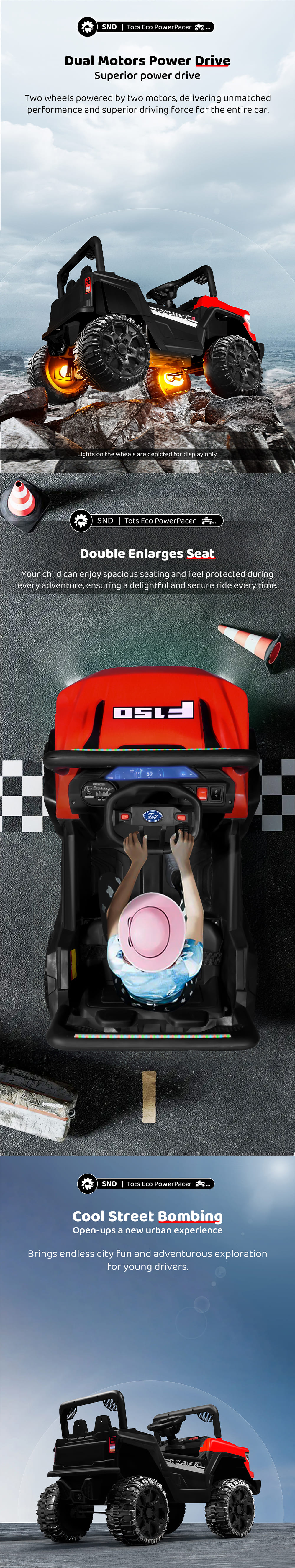 Kids Ride on Jeep with Dual Moto