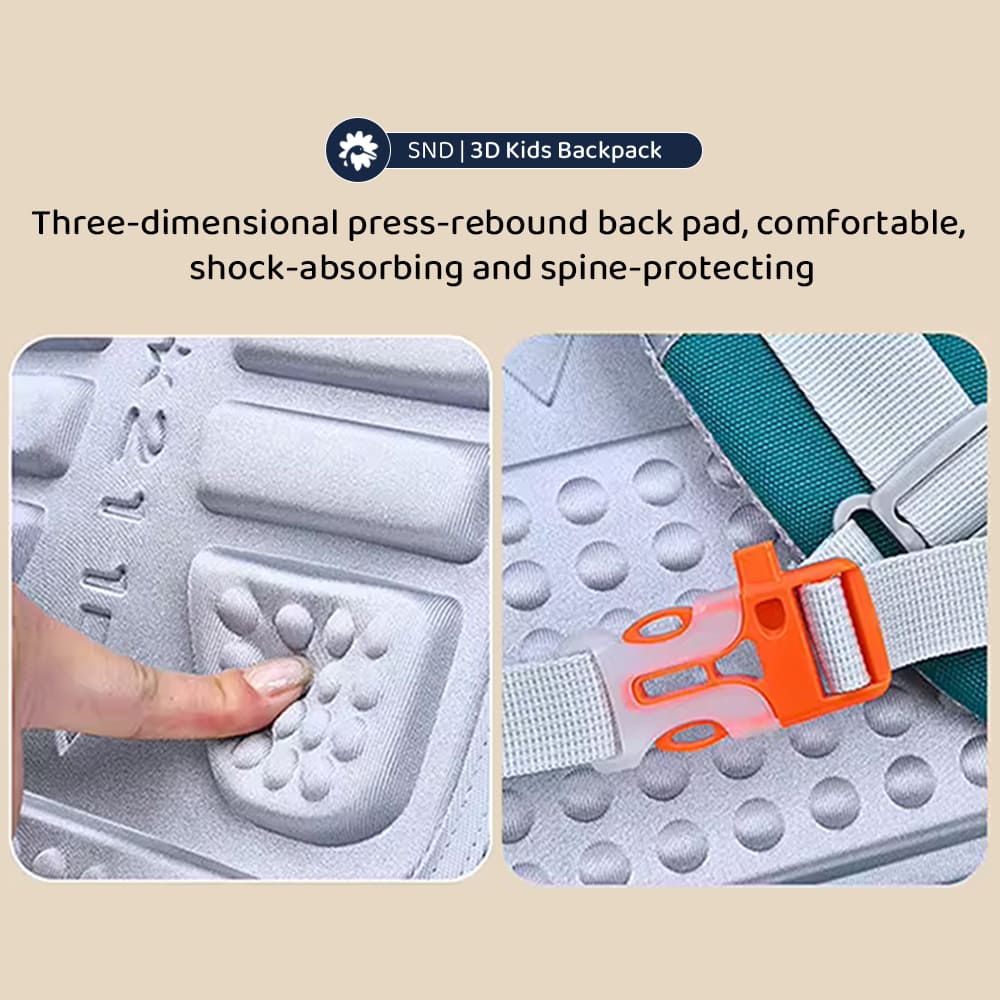 Kids School Bags with Supportive Backrest