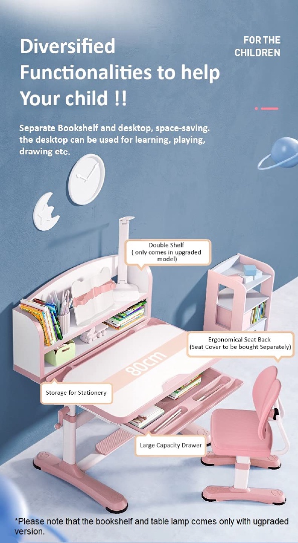 Kids Study Table with Height Adjsuatble