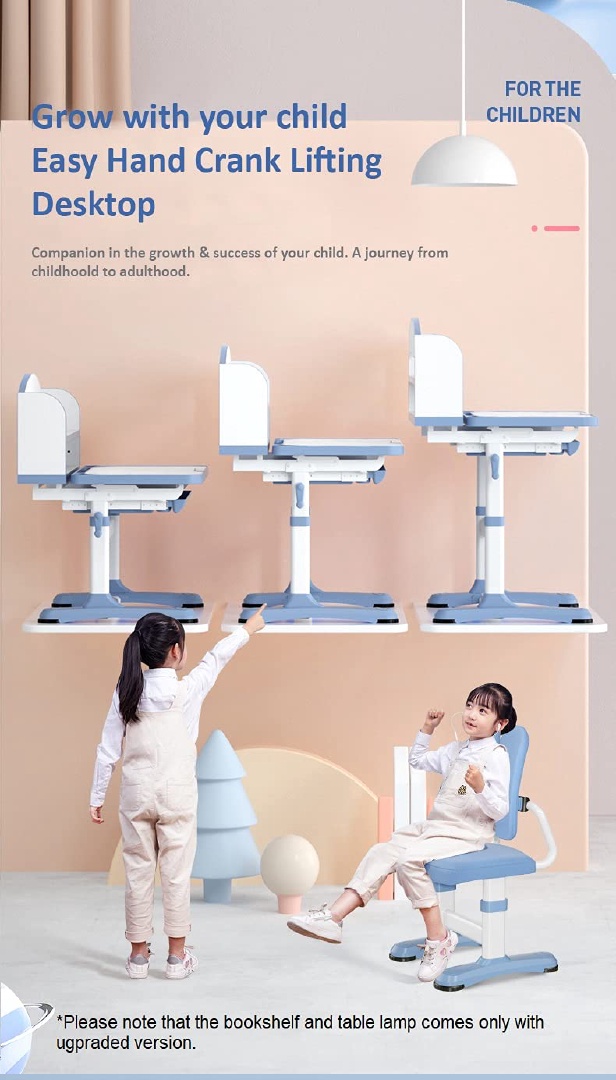 Kids Study Table with Height Adjsutable