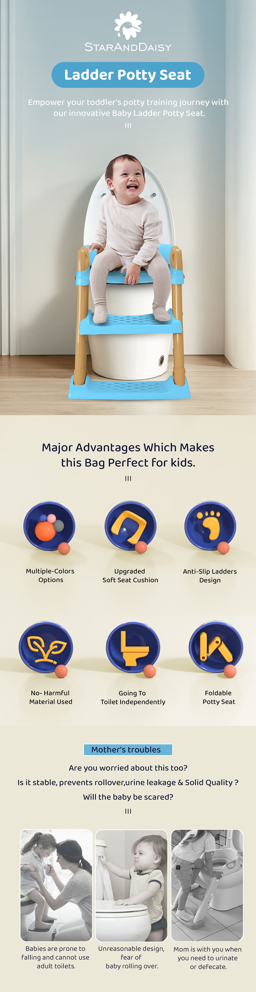 Ladder Potty seat for Kids