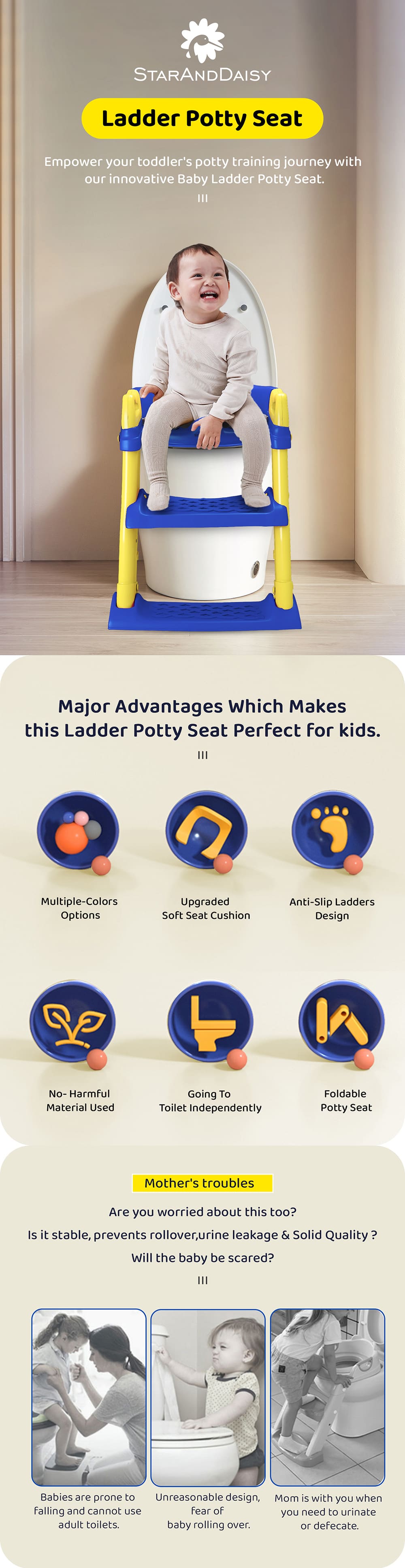 Ladder Potty seat for Kids