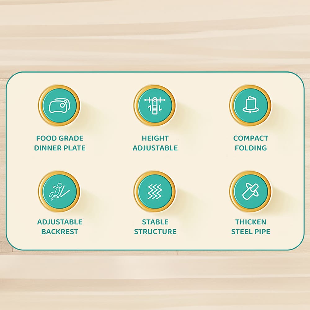 Multifunctional Table Talk High Chair