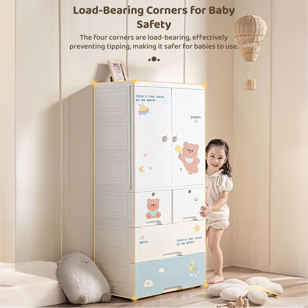 Space-saving Kids Closet & Wardrobe