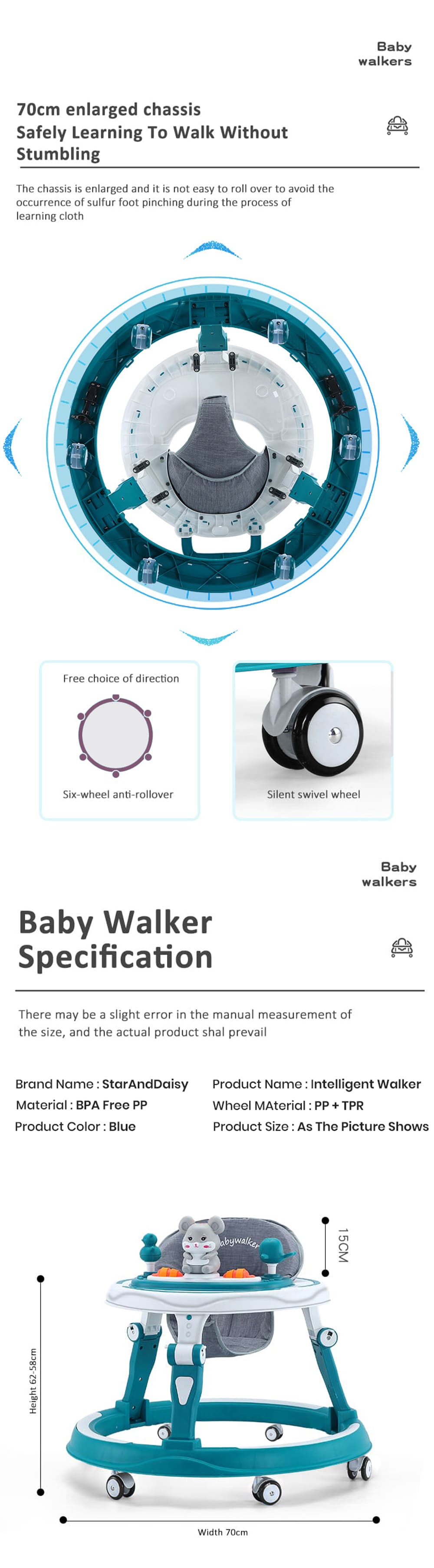Specification of Intelligent Baby Walker
