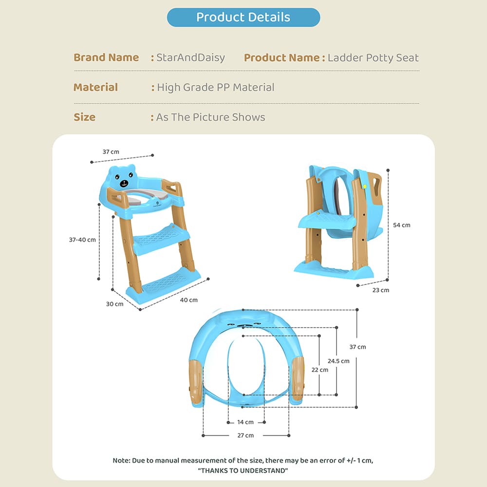Specification of Kids Ladder Potty Seat