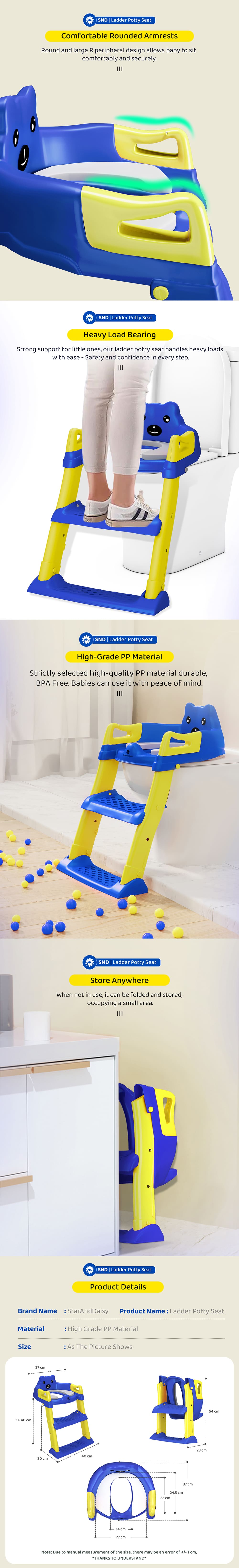 Specification of Ladder Potty Seat