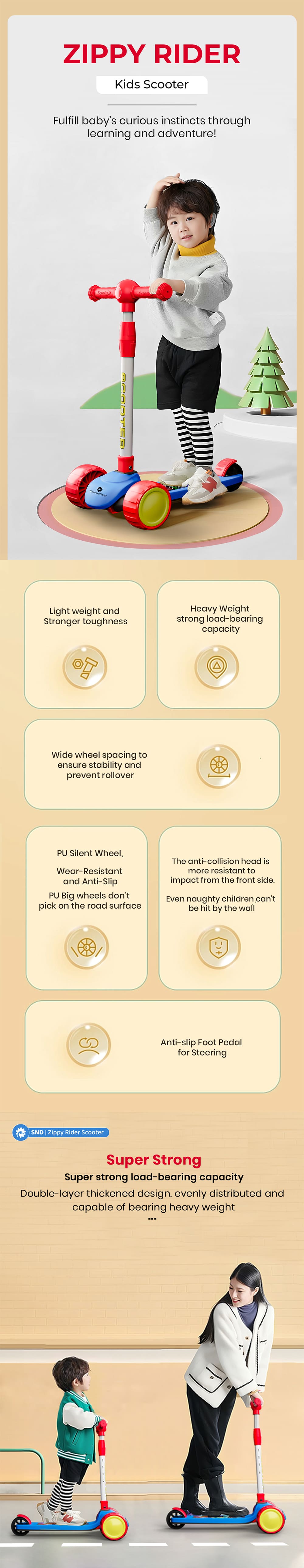 Zippy Rider Kids Scooters