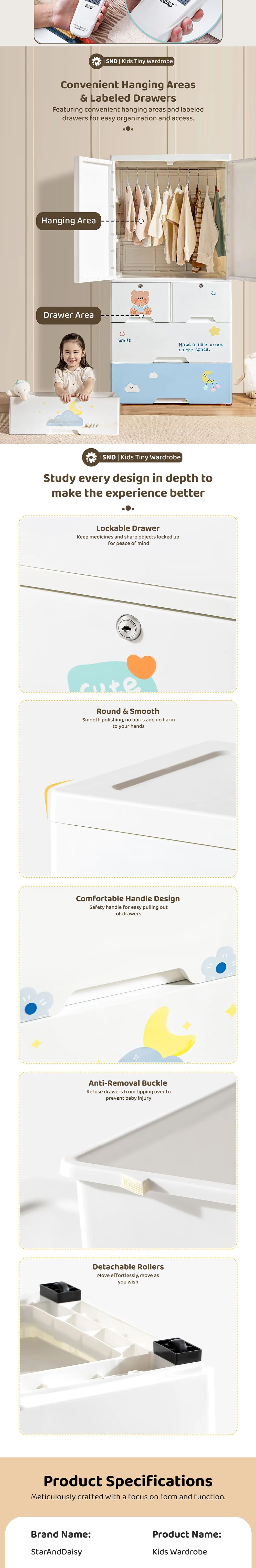 Collapsible Kids Wardrobe