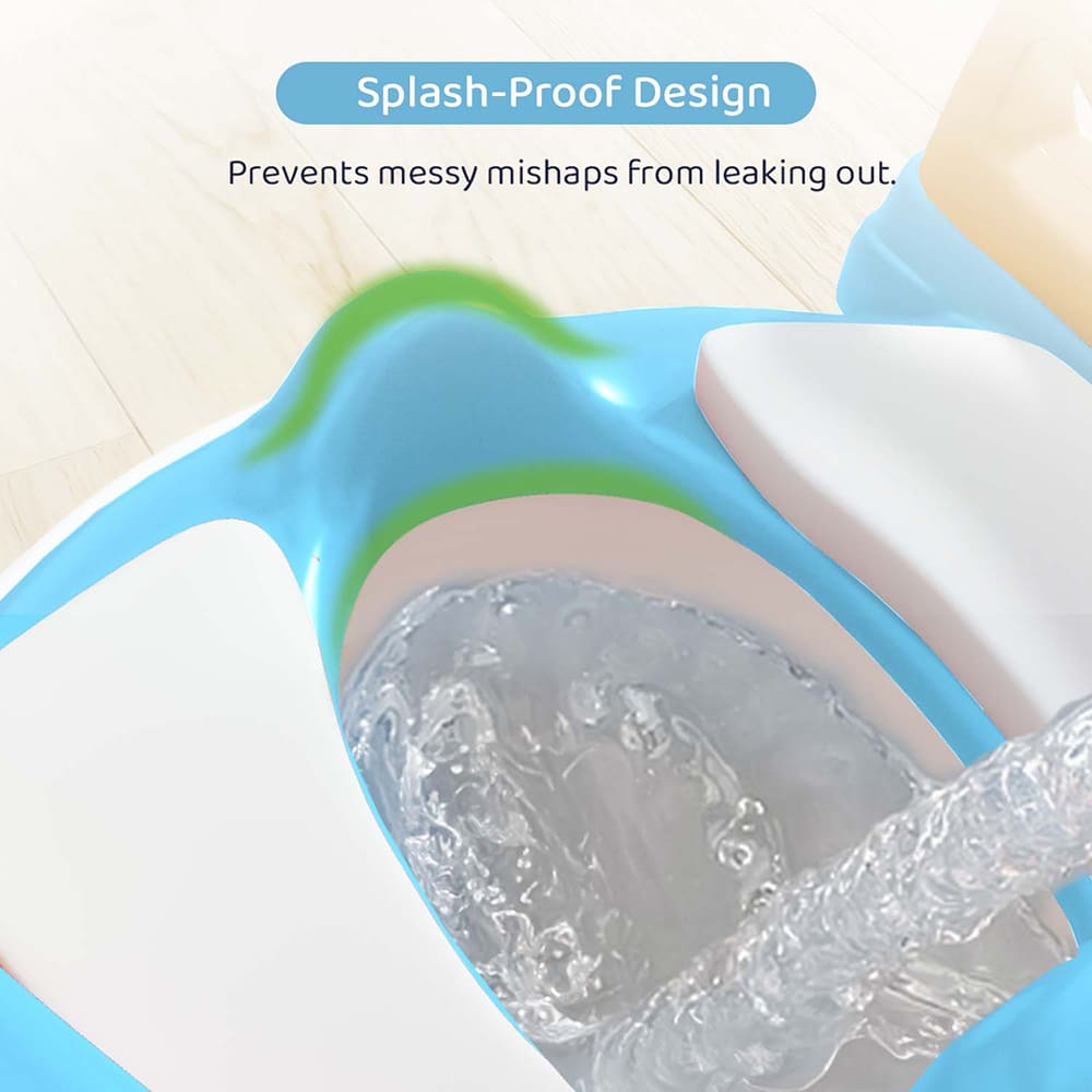 ladder potty seat with splash guard