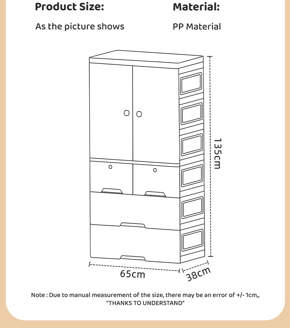 Specification of Kids Wardrobe Designs