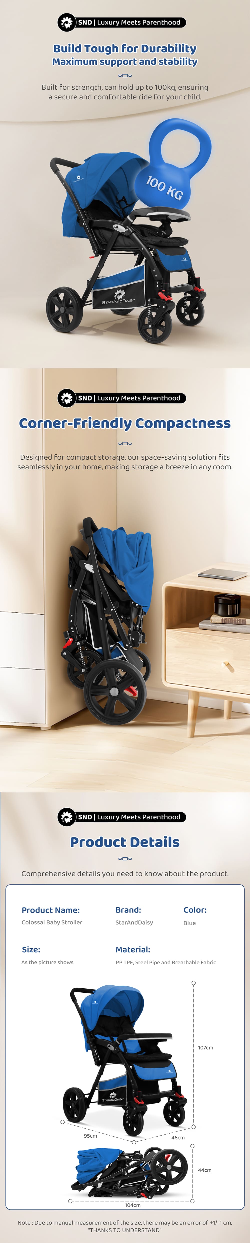 Details of Colosaal Baby Stroller