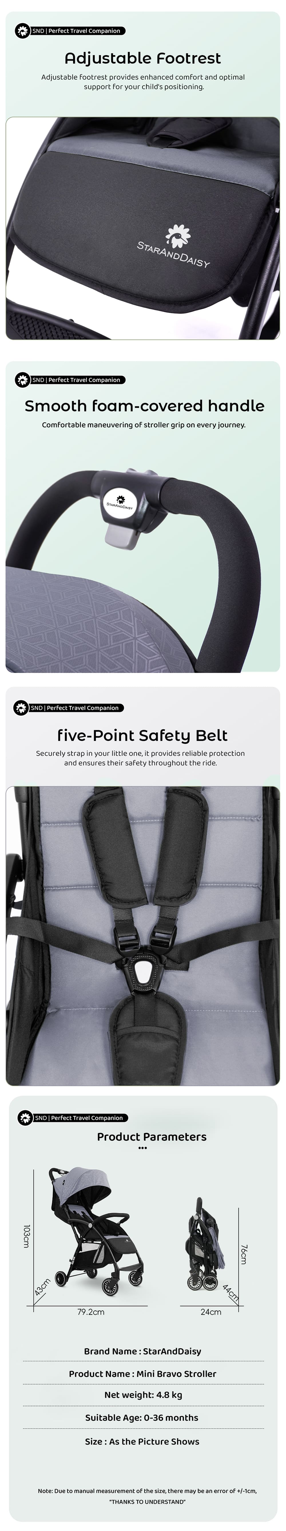 Mini Bravo Travel Baby Stroller