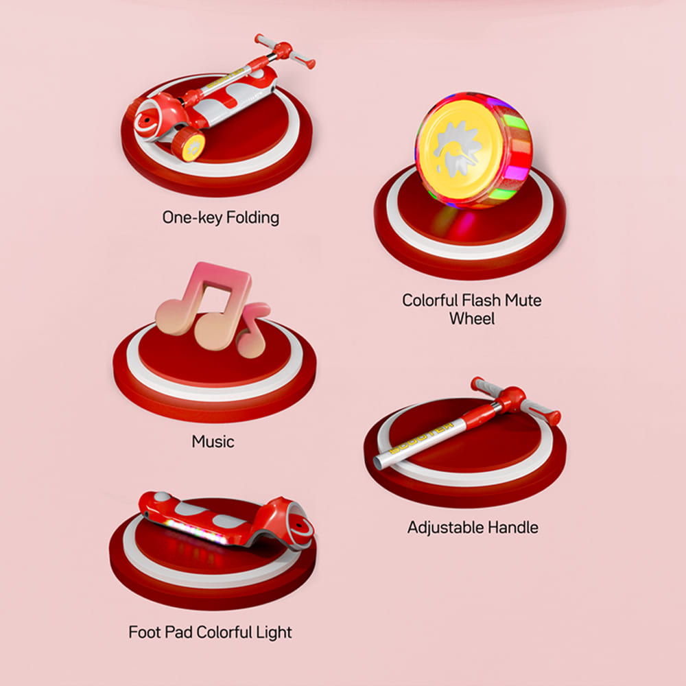 Features of Kick on Scooter for Kids
