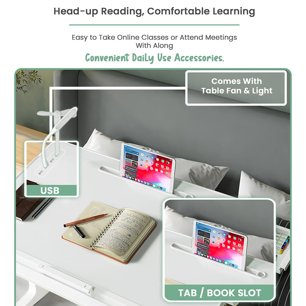 Laptop table Desk with Usb