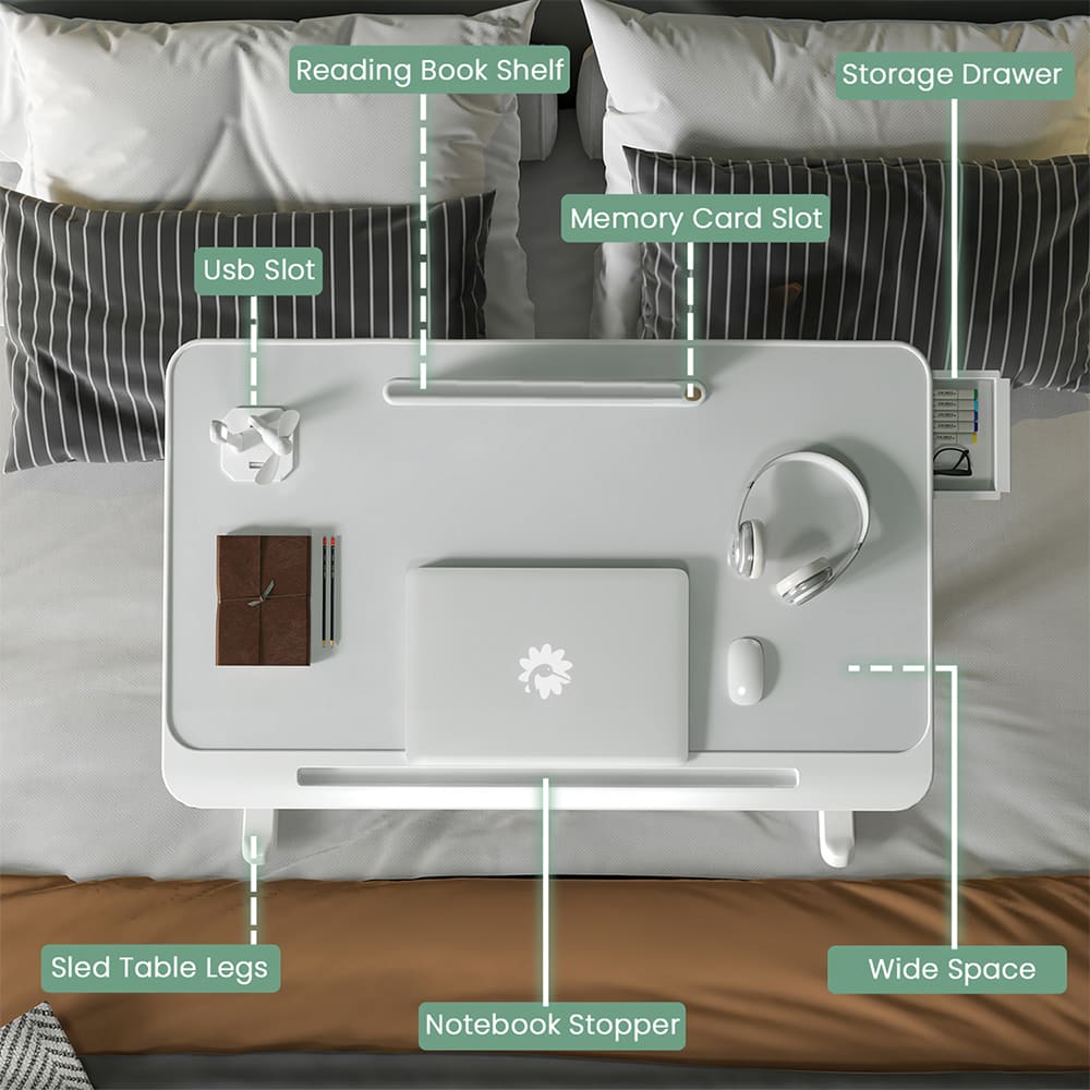 Laptop table Desk with Usb