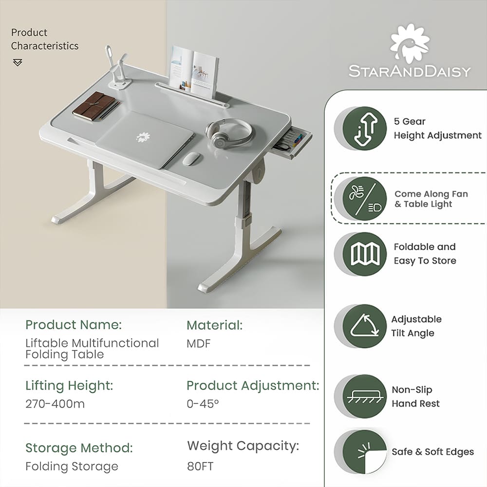 Laptop table Desk with Usb