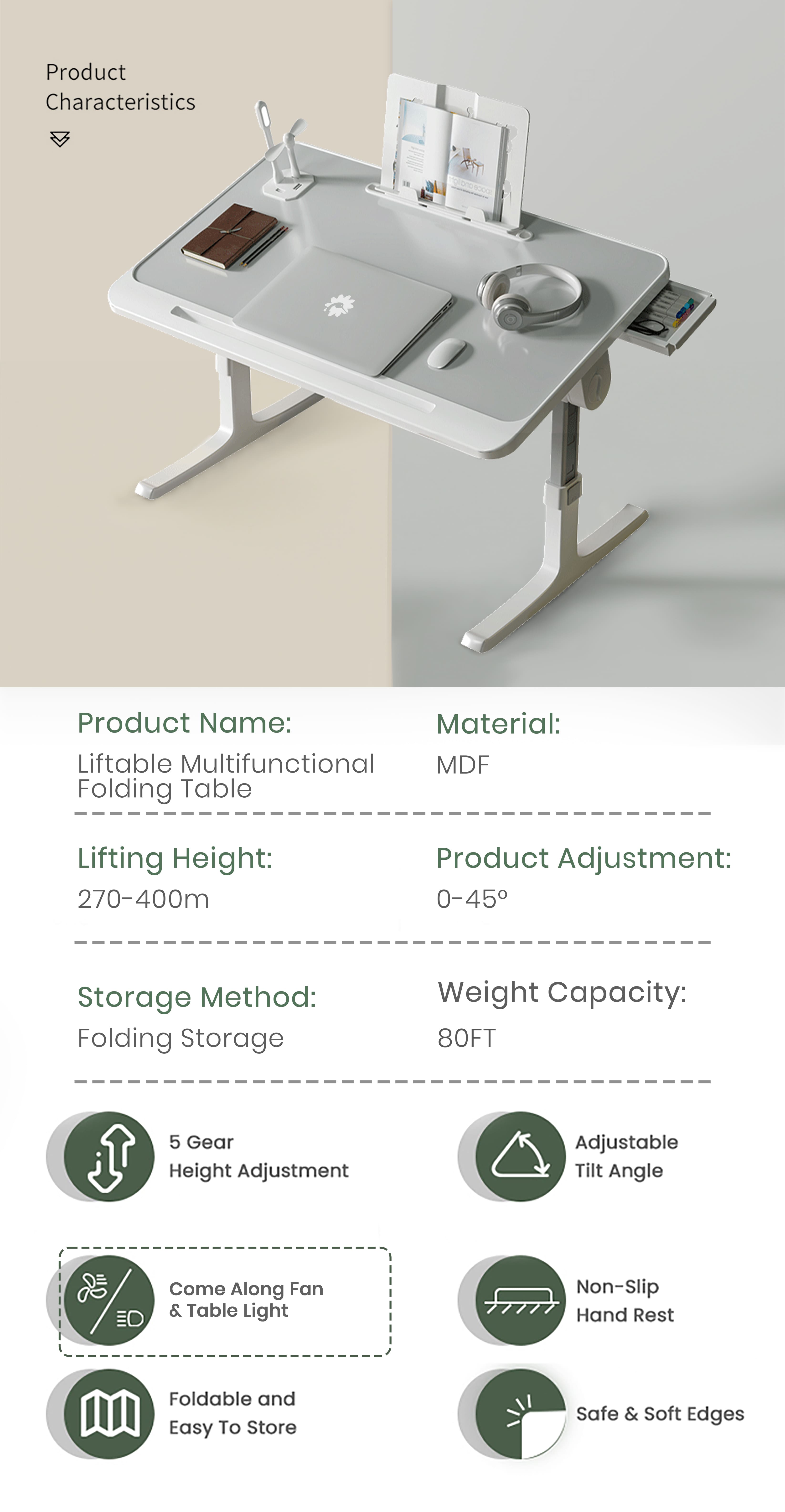 Buddy Stand Bed Table