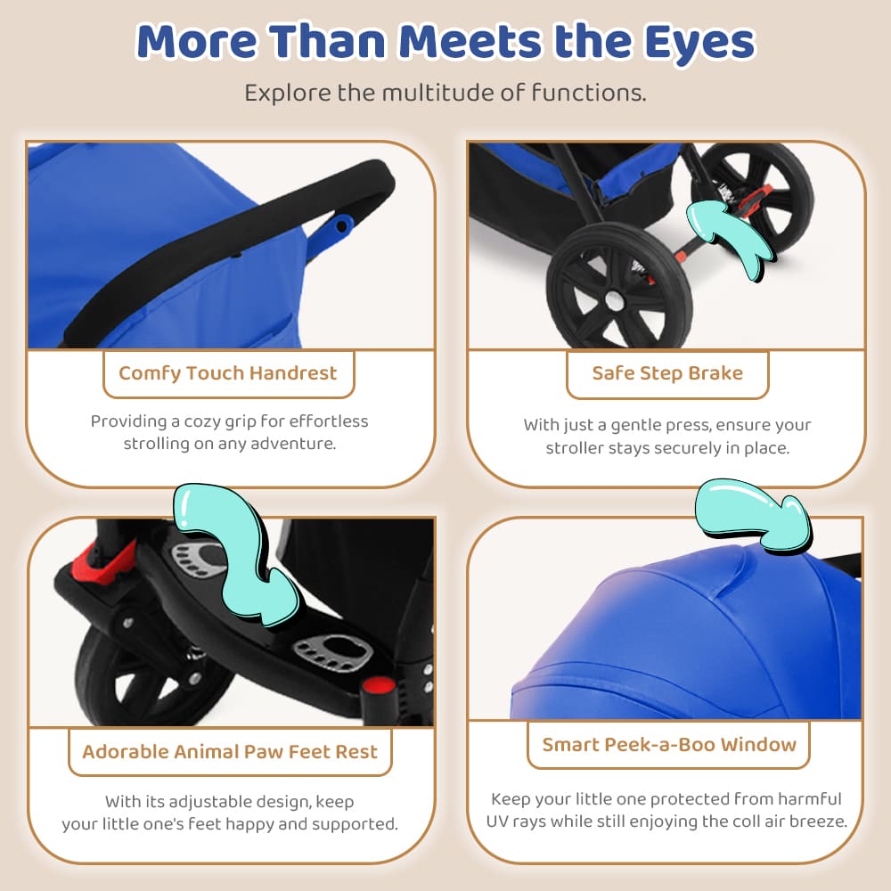 Multi-functional Colosaal Baby Stroller