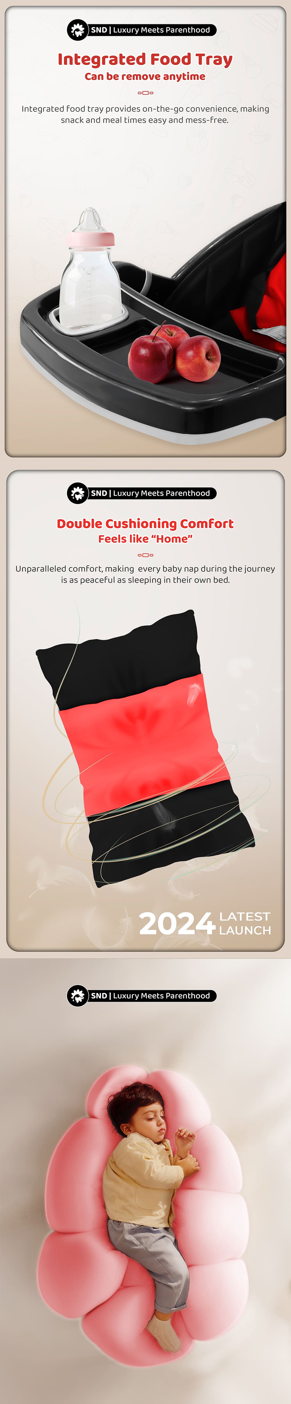 Multi-functional Colosaal Baby Stroller