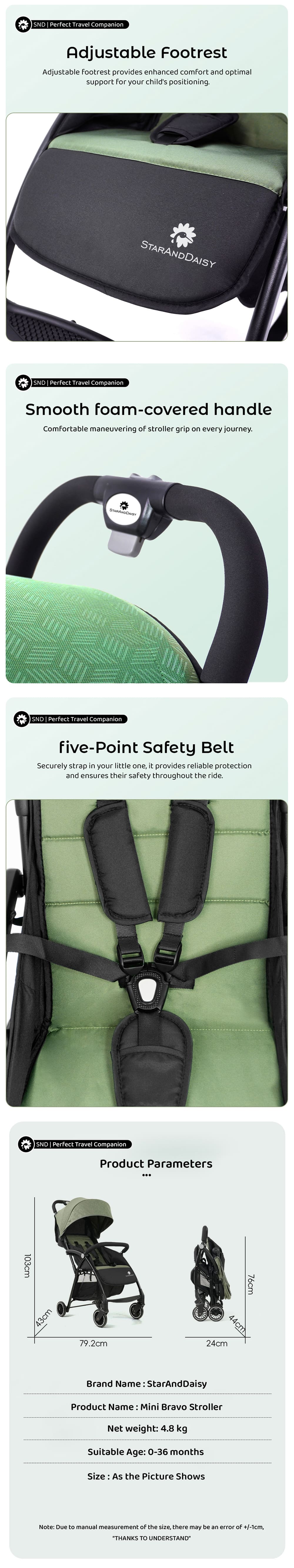 Mini Bravo Travel Baby Stroller