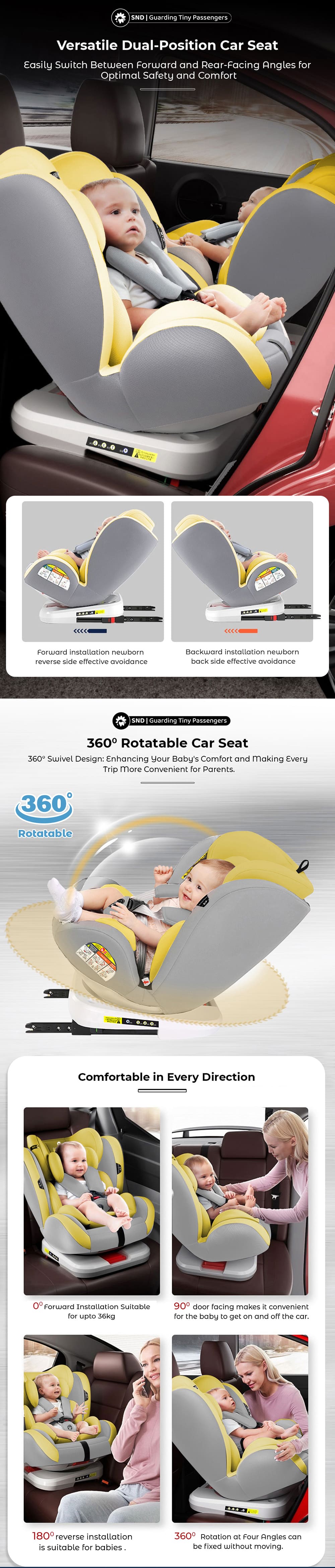 Supportive Baby Car Seat