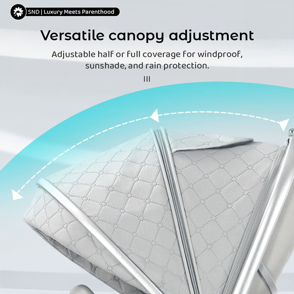 Baby Stroller with Canopy Adjustable