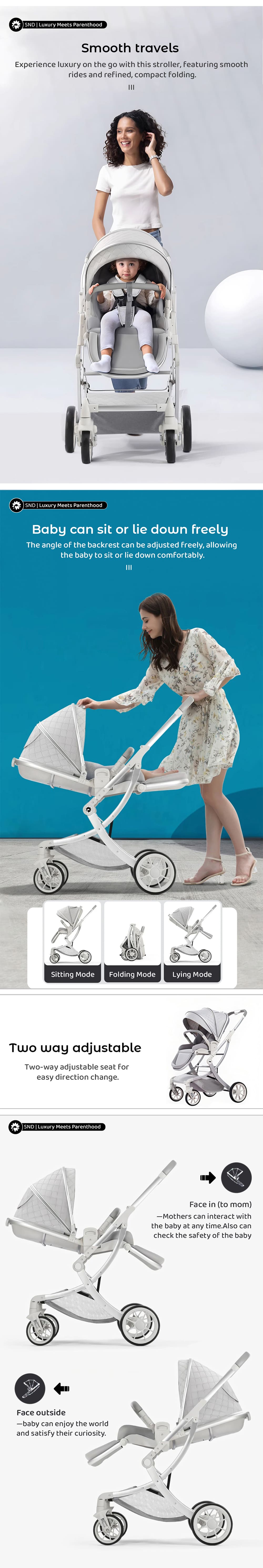 Reclinable Baby Stroller