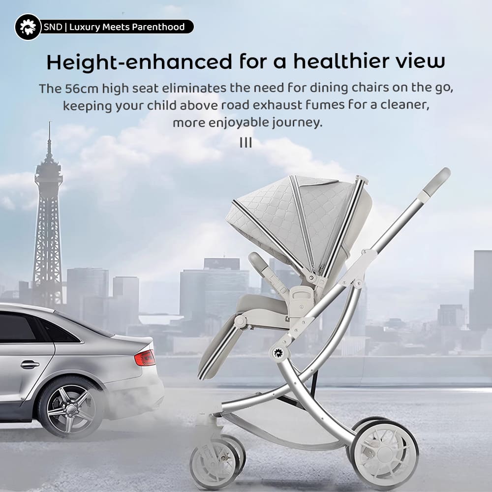 Luxe Ultime baby Stroller with High View facing