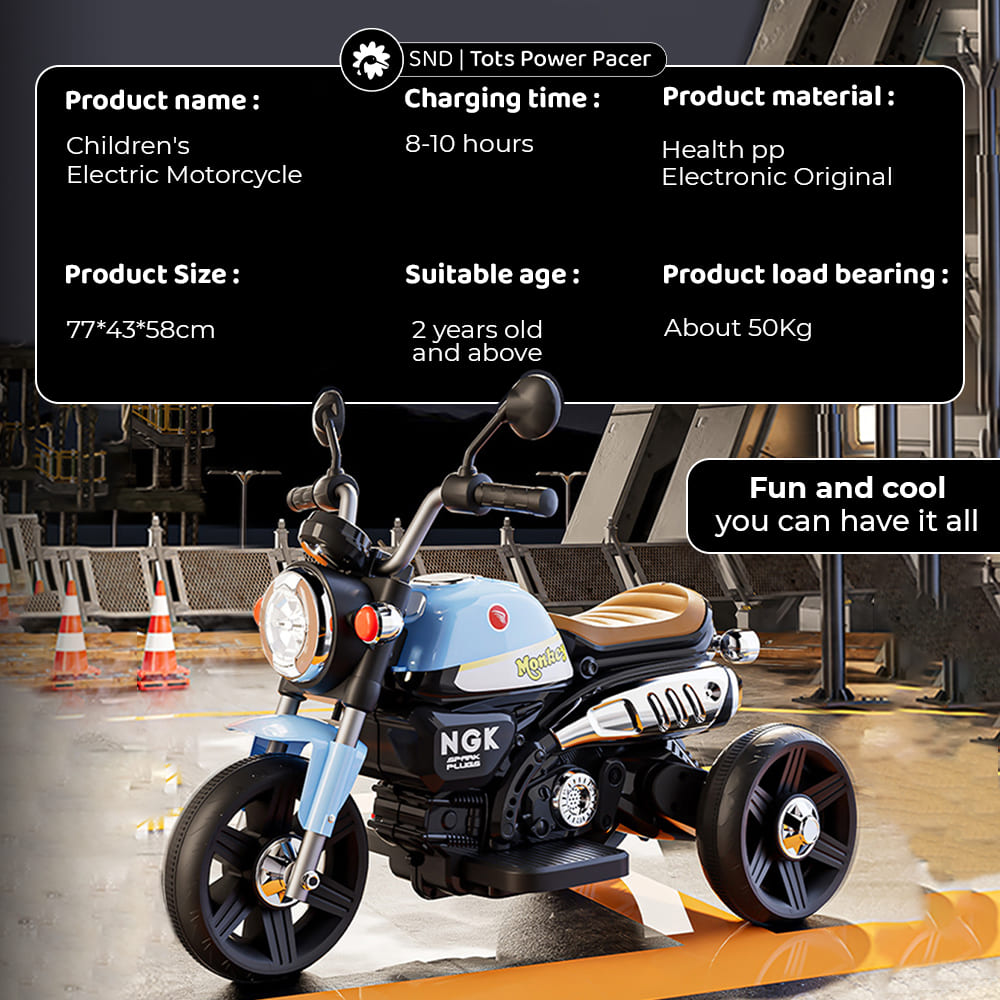 Specification of Ride on Bike