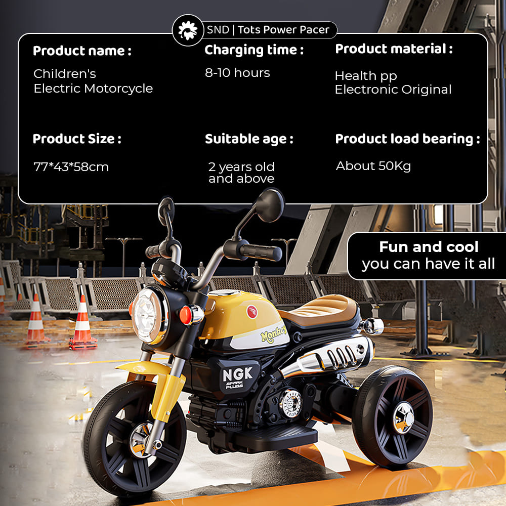 Specification of Ride on Bike