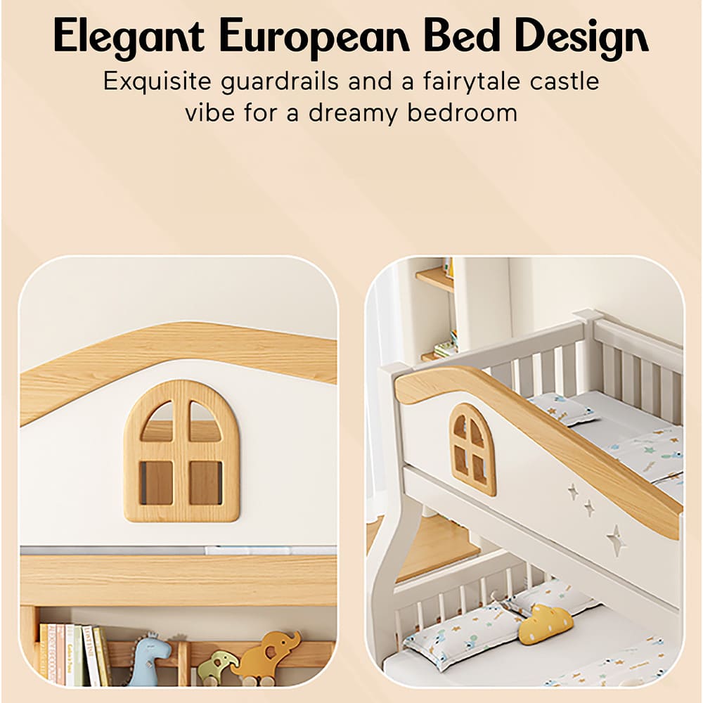 elegant european bed design