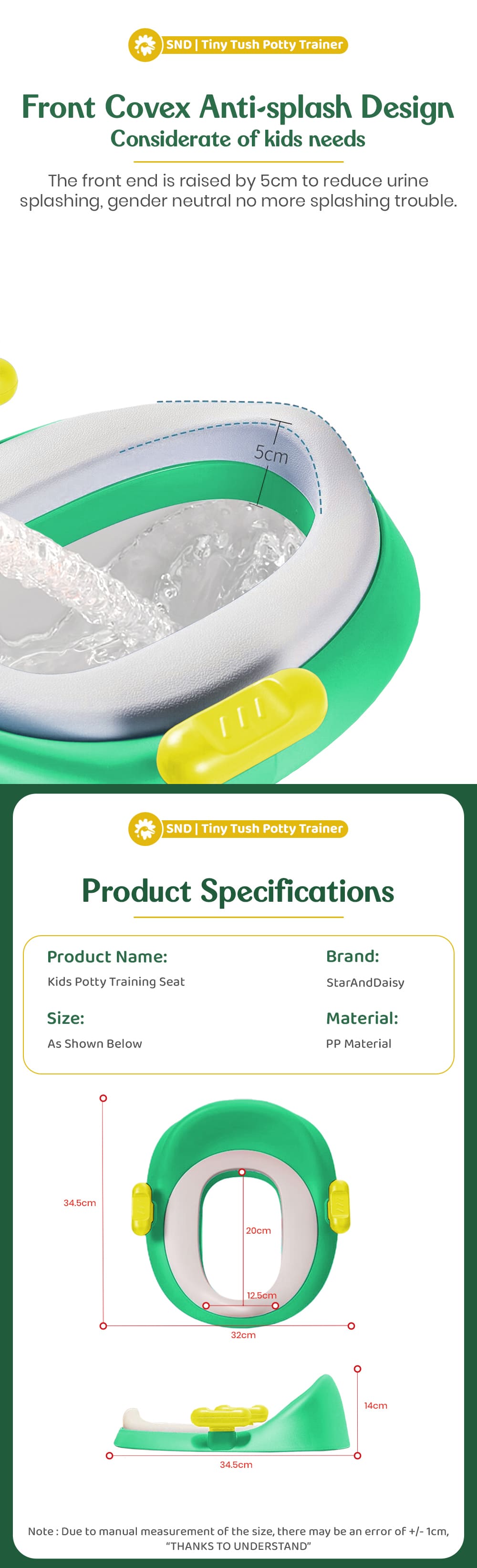 3 in 1 Kids Potty Training Seat