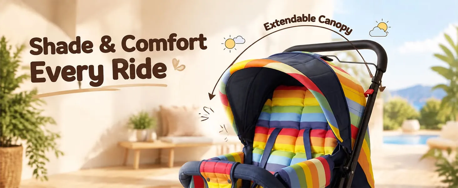 Best Stroller for Newborn Baby with Extended Canopy