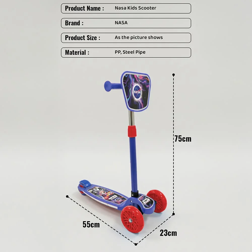 nasa scooter redblue