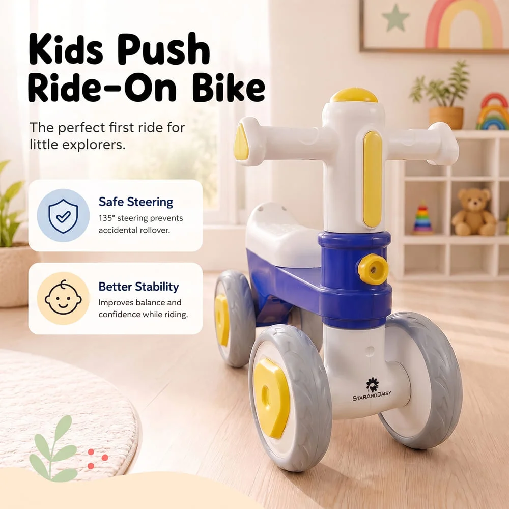 push ride on blue
