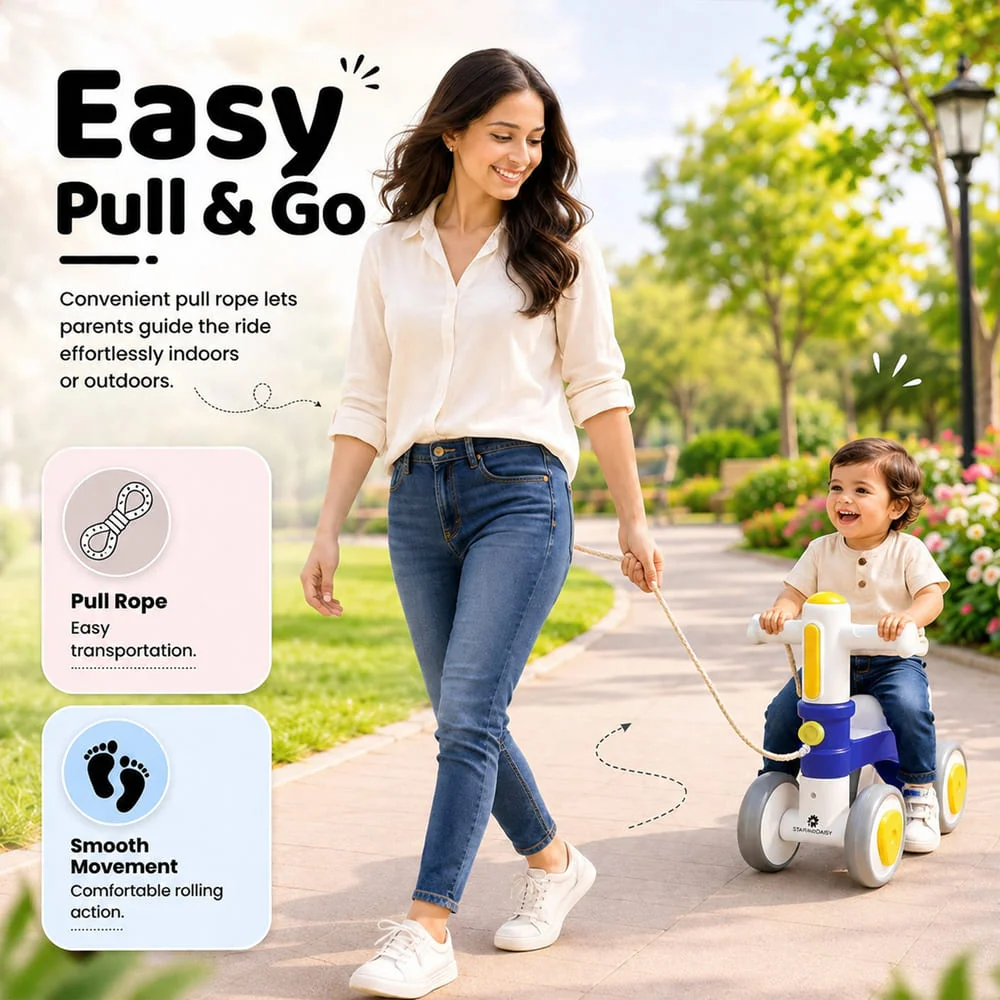 push ride on blue