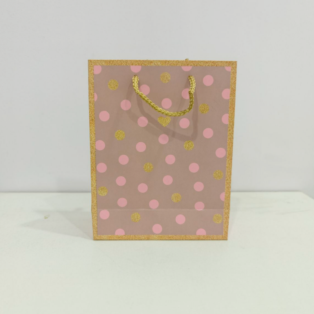 Dot Metalic Paper Bag,