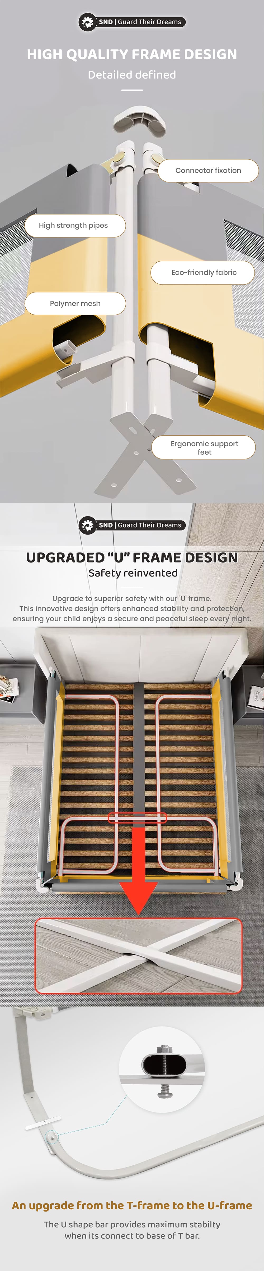 Premium Baby Bed Guardrail