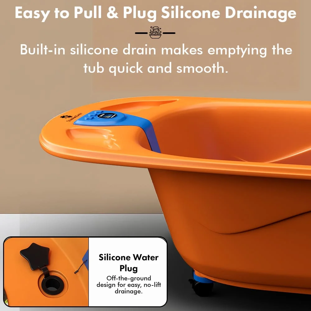 bathtub with bath seat