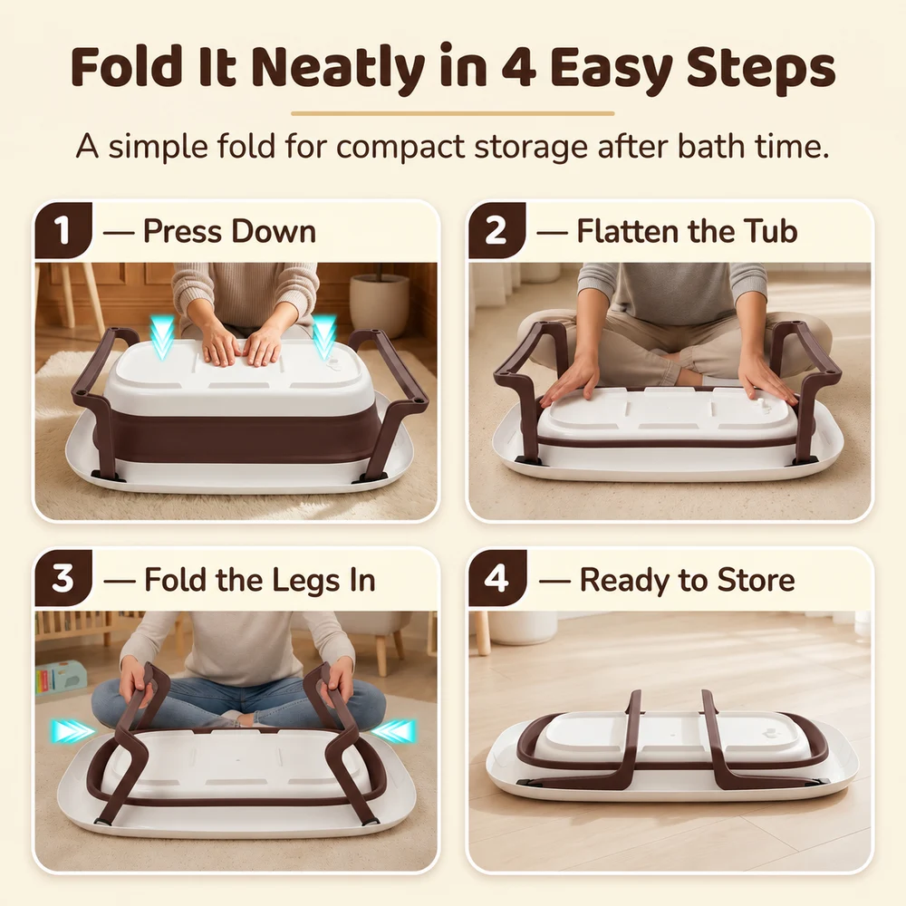 BT Basic Bathtub With Soap Bar Brown